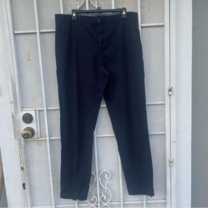 Banana Republic mason chino mens  W38”XL32” Pants tapered legs has stretch  navy